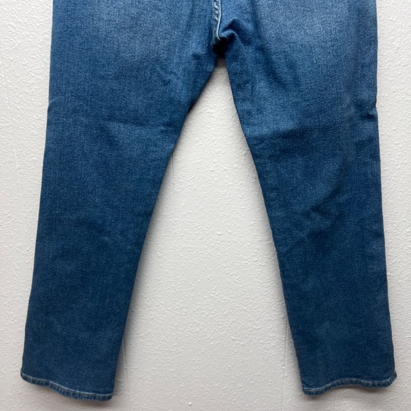 Levi's Strauss High Rise Straight Heritage Distressed Chic Boho Womens Jeans 29 - Picture 9 of 13